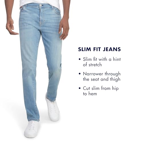 Tommy Hilfiger Men's Slim Fit Stretch Jeans4