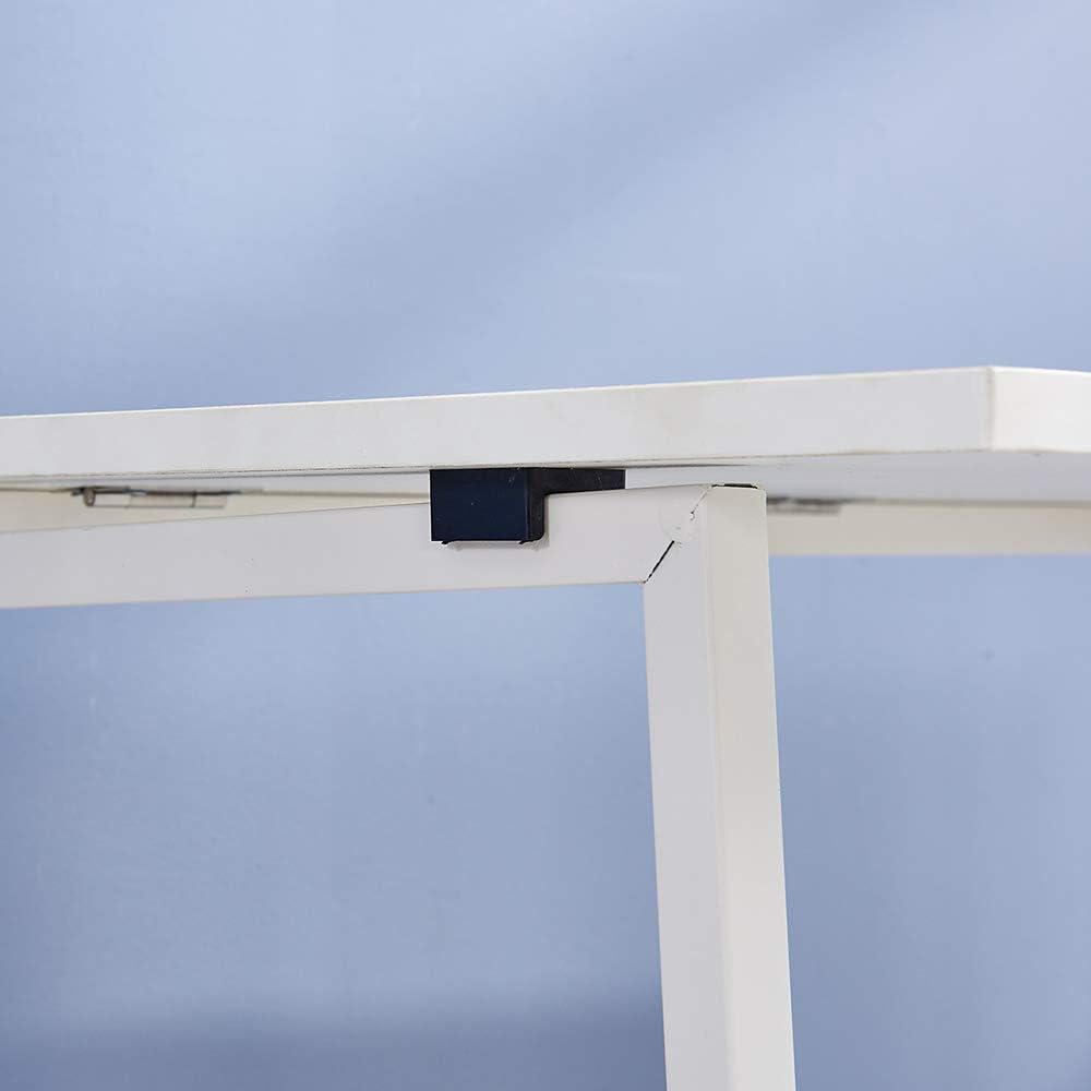 4HOMART Yvonne&F.L.A.M. Folding Desk Small Foldable Computer Desk Home Office Laptop Table Writing Desk Compact Study Reading Table for Small Space