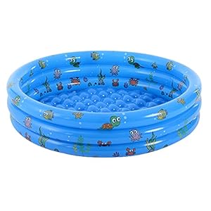 WENFAN Opblaasbaar zwembad, kinderbadje, opblaasbare badkuip, baby, kinderen, thuis, outdoor, zwembad, badkuip, verdikt pvc, kinderbekken, oceaan, zwembad, sport, waterspel speelgoed