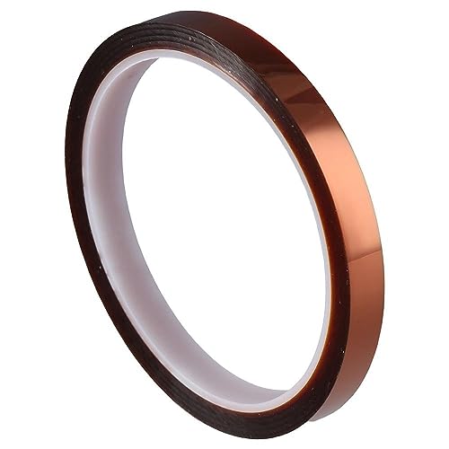 Image of 2 Rolls 10mm X 33m 108ft Heat Tape, Heat Transfer Tape,Thermal Tape,High Temperature Tape,Heat Tape for Sublimation