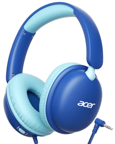 Image of Acer OHW355 Kids Headphones with Cord for School,Over Ear Wired Headphones