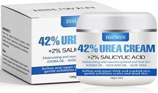 Urea 42% Foot Cream, Cracked Heel Repair Cream For Feet and Hand, Callus Remover For Dry And Hard Skin, Maximum Strength With 2% Salicylic Acid for Hand, Foot and Body Care, 100g