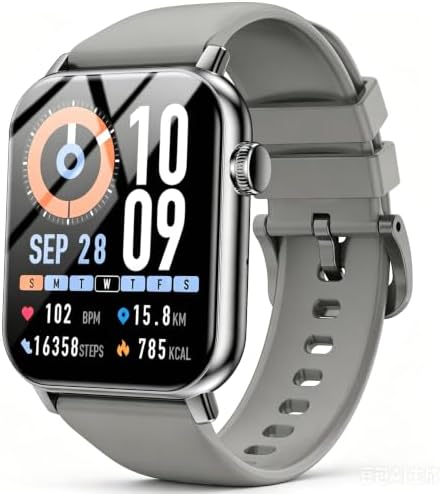 iBesi Smart Watches for Men Women with Bluetooth Calling, 1.83" HD Touchscreen Fitness Tracker, IP68 Waterproof, 120+ Sports Modes, Heart Rate & Sleep Monitor, Activity Tracker for iPhone Android