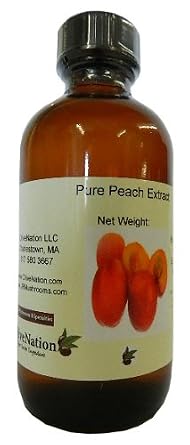 OliveNation Peach Flavor Extract PG Free, Natural - 4 fl oz