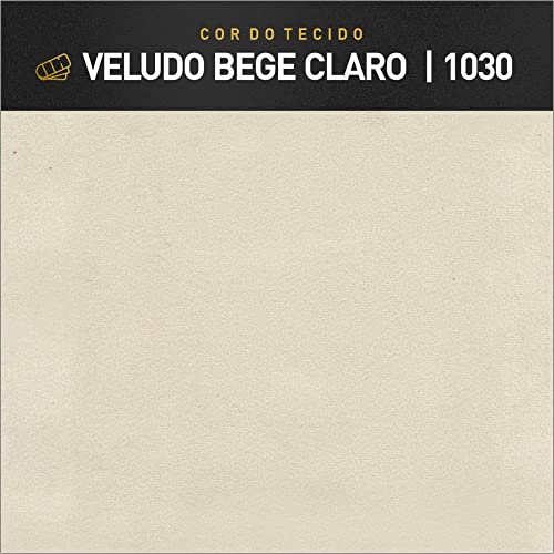 Puff Banqueta Mali Luxo Base Bronze Castellar Móbile