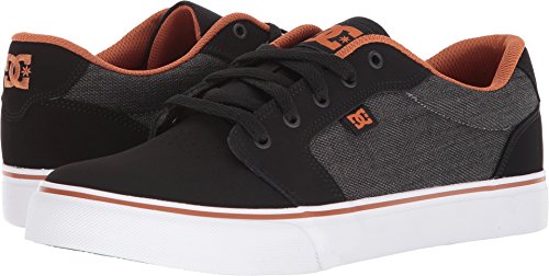 DC Men's Anvil SE Shoe, Black/Camel, 10.5 D US