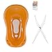 Set bagno per bambini con telaio - per neonati e bambini - stabile e confortevole, colore: Arancione, tema:Fox, marca:Hylat Baby