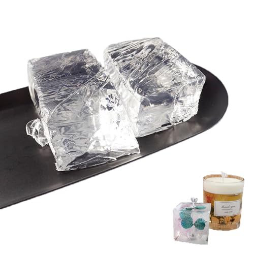 Eabdice Premium Clear Jelly Wachs für Die Kerzenherstellung, DIY Kerze Machen Gel Wachs Handgefertigte Material, für Kerzenherstellung, Kunsthandwerk und DIY-Projekte