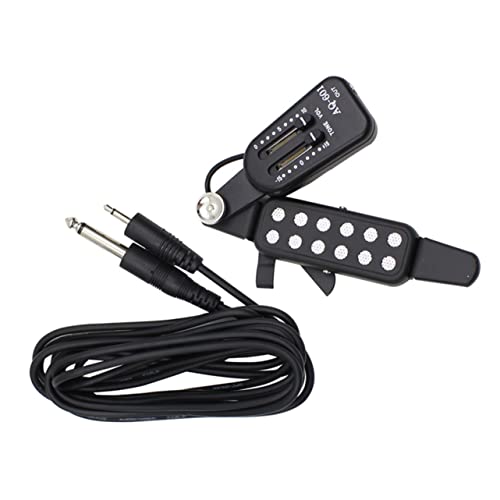 STOBOK 選び出す ギターテクニシャン ギターピックアップスティック ベース アコースティック用ピックアップ 楽器アクセサリー エレキ 金属 Silver