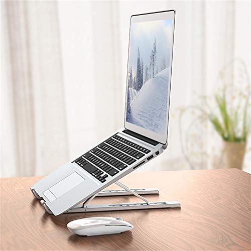 Laptop Ständer,7-Stufe Höhenverstellbar Notebook Computer Ständer Rutschfester Ständer Tragbarer Faltbar Aluminium Laptop Stand Halterung