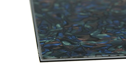 Dopro Uncut 11"X17" Diy Blank Guitar Bass Pickguard Material Sheet Scratch Plate Material Sheet 29X43Cm Abalone Pearl (Cut Your Own Pickguard) #TOP1