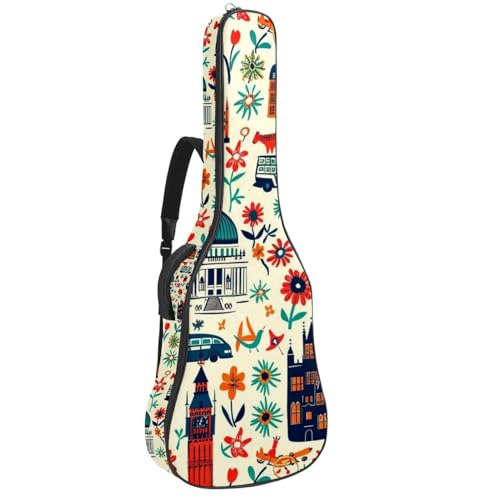 Sac à dos pour guitare étanche au style british pour vos trajets en ville