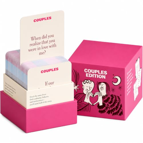 Image of GZGRYTRC Conversation Cards for Game Night, Family Card Games and Travel Entertainment, Red Couples Edition