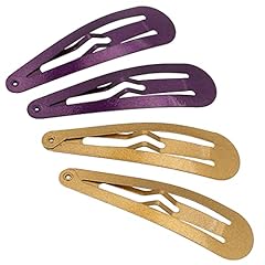 4PK Metal Purple/Gold 2"