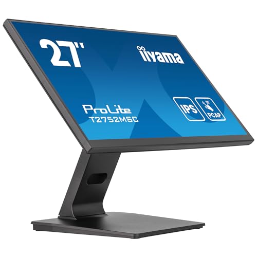 Image of iiyama Prolite T2752MSC-B2AG 68.5 cm 27 Inch Full HD 10-Point Multitouch Optical Bonded Capacitive Monitor HDMI DP USB3.2 7H Black