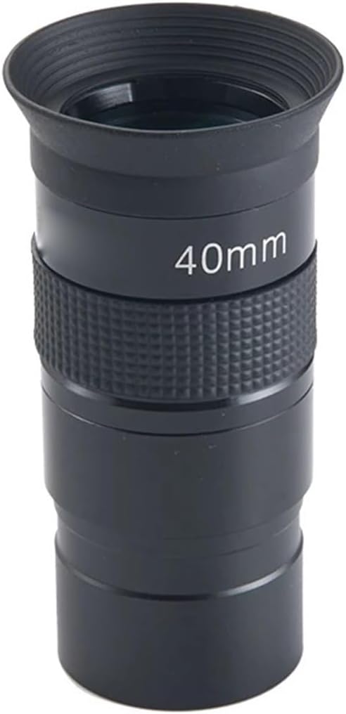 Astrophotography Accessories 40mm 1.25" Telescope Eyepiece Metal Monocular 40 Degree Apparent Field Eyepiece Lens for Astronomy Telescope