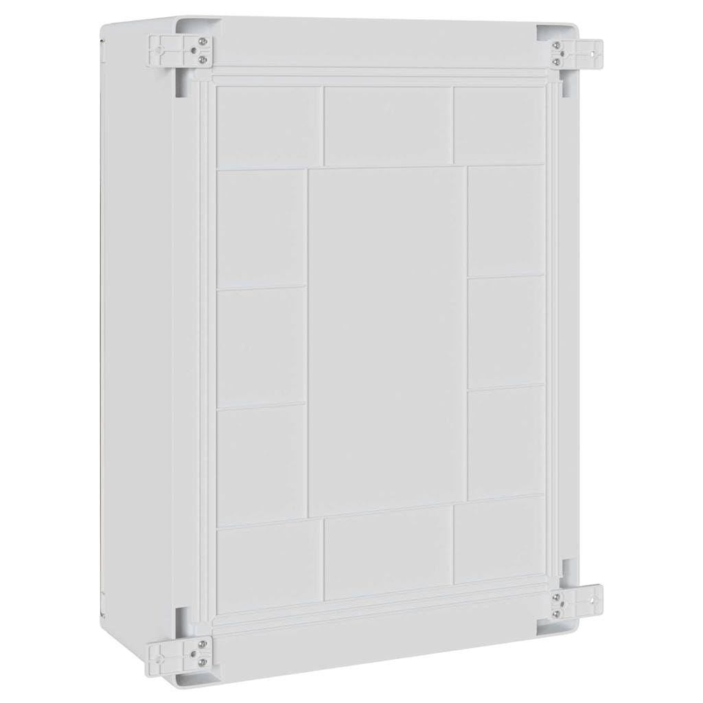 Armario de control de 57 x 24,5 x 70 cm de plástico ABS resistente, caja de control para interiores y exteriores con puerta transparente