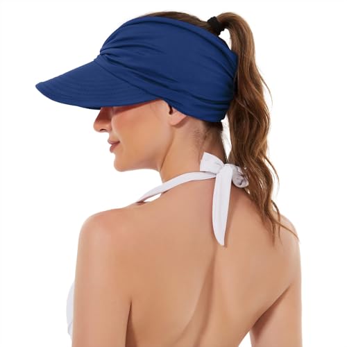 Durio Chapéus de sol para mulheres com proteção UV chapéu de sol de aba larga para mulheres chapéu d