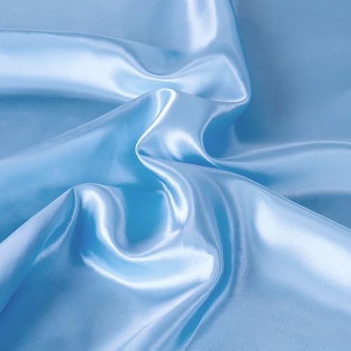 Counfeisly Light Blue 90 Inch Round Tablecloth by Counfeisly - Used condition - Image 2