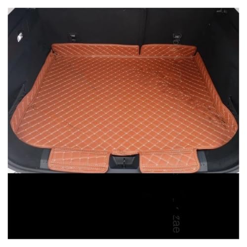 Tapis coffre voiture MG HS EHS PHEV 2025 2026 accessoire sol cuir marron doublure arrière