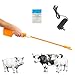 Animal Electric Prod Hot Shock, 55CM 8000V Electric Rechargeable Hand Prod Shock Animals Livestock Farm Pig Cattle Prod Safety Shock Prodder with Battery (USA Stock) (55CM)