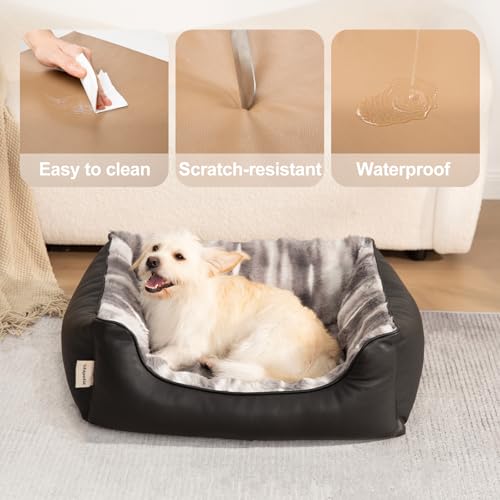chipotia Dog Bed Medium Size Dog,Removable Washable Dog Bed,Durable Puppy Bed with Memory Foam Support — view 2