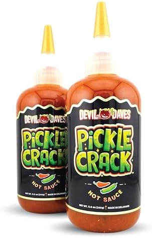 Devil Daves Pickle Crack | Dill Pickle Hot Sauce, Medium Heat, 2 Pack