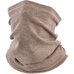 EXski Winter Neck Gaiter Warmer, Soft Fleece Face Mask Scarf for Cold Weather Skiing Cycling Outdoor Sports