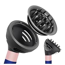 Wave Curl Diffuser for Dyson Airwrap, Dome and Diffuse Modes, Hair Diffuser Attachment for Fast Drying Wave Curly Thick Hair, Adding Volume and Define Curl Wave, Black