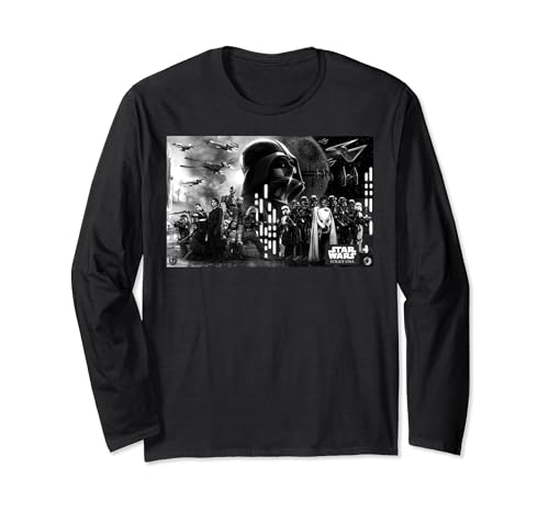 Star Wars Rogue One Death Star Battle Groupshot Long Sleeve T-Shirt