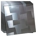 weimeisc 10-Sheet Peel and Stick Backsplash Tile, Self-Adhesive Aluminum 3D Wall Panels, Wall Sticker Metal Mosaic for Kitchen, Living Room, Bedroom (7528 Stainless Steel)