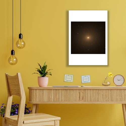 Impression d'art NGC 404 Hubble Medium avec finition mate premium