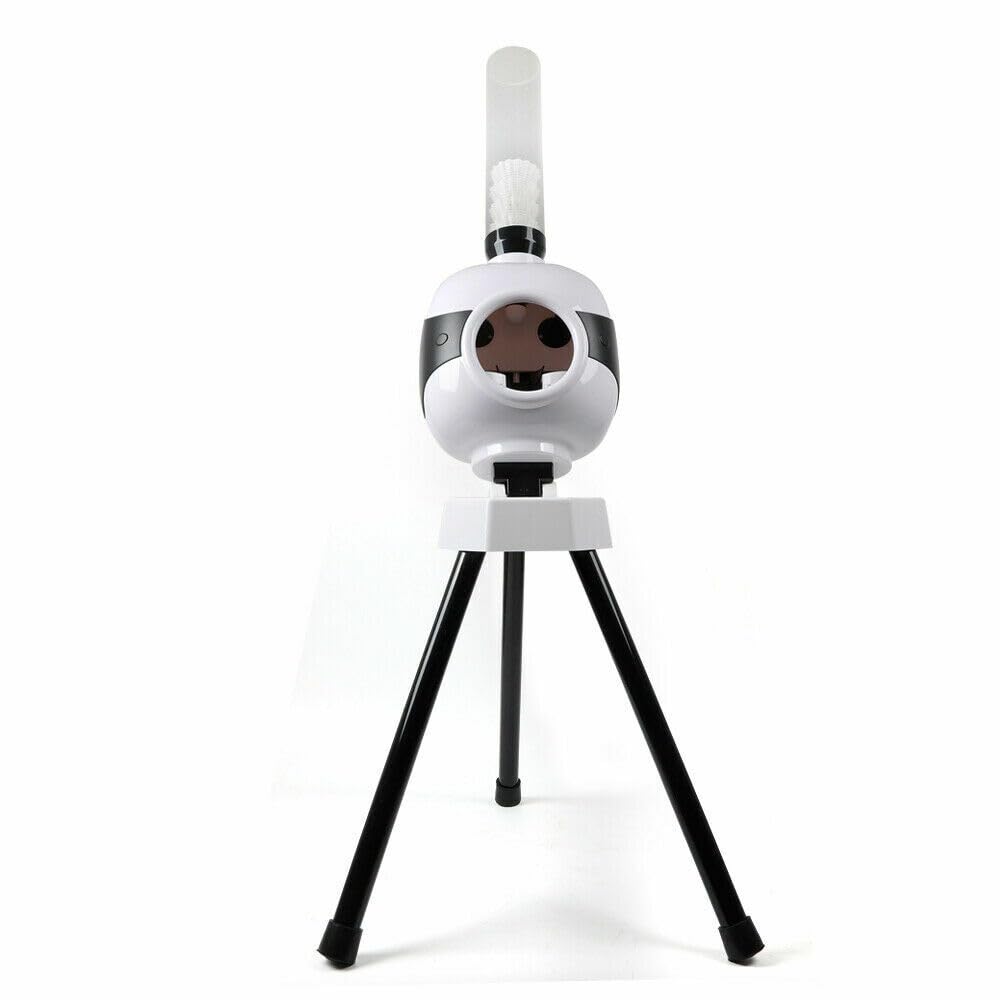 ZAWAYINE Automatic Badminton Serve Machine Pitching Machine Set Badminton Training Launcher Adjustable Angles for Indoors Outdoors Training PVC