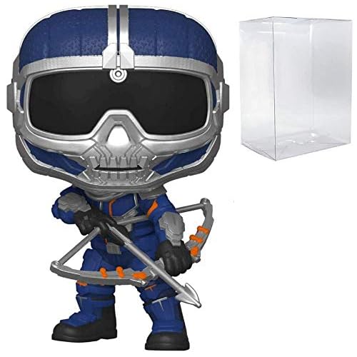 Taskmaster with Bow #606 Pop Marvel: Figura de vinilo Black Widow (con protector de plástico EcoTEK para proteger la caja de visualización)