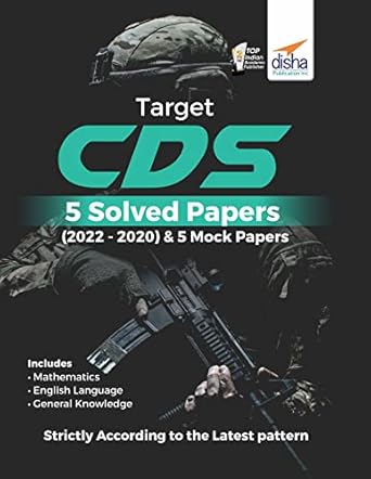 Target CDS - 5 Solved Papers (2022 - 2020) & 5 Mock Papers eBook