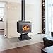 Pleasant Hearth 1,800 Sq. Ft. Wood Stove with Stainless Steel Ash Lip and Blower