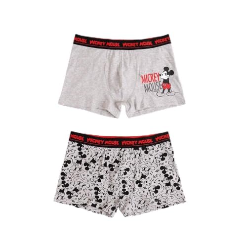 Boxer Disney para hombre en pack de 2 unidades, talla M con variados diseños estampados