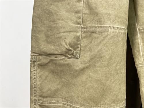 Men Vintage Cargo Pants Straight Pants Baggy Trousers2
