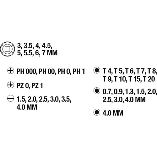 KWB 115700 Bit Box, Feinmechanik 40-teilig – Ansicht 2