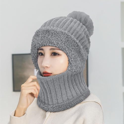Ensemble bonnet écharpe pour activités d'extérieur et randonnées d'hiver - 4