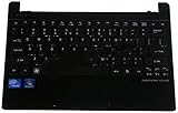 Garantie : 180 jours Clavier d\'Ordinateur Portable léger et repose-mains (Touchpad non inclus) pour ordinateur portable Acer Aspire One 756 Noir canadien Français