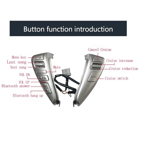 Bouton de commande de volant de voiture compatible Nissan Sentra Livina 25550-3DA6A