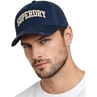 Superdry Gorra de camionero con logotipo universitario para