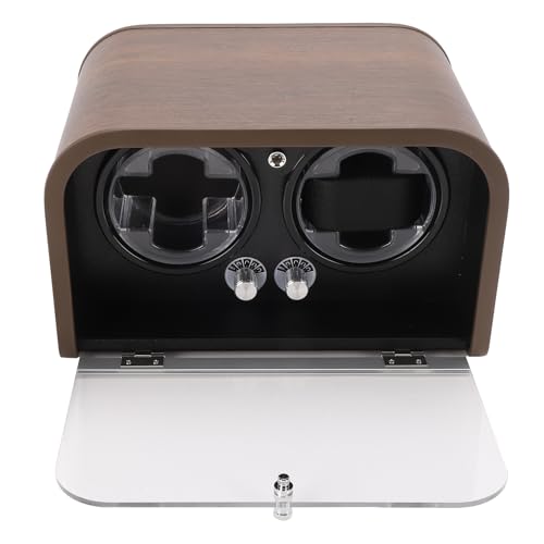 Drfeify Boîte de Remontoir de Montre Automatique, Retourneur de Montre à 5 Modes de Rotation avec Lumière LED pour Montres Mécaniques