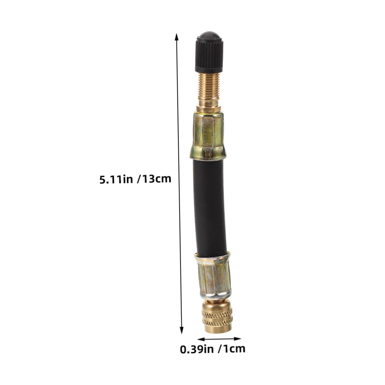PRETYZOOM Flexible Tire Valve Extensions Durable Dual Wheel Stem Adaptor for Quick Inflation Compatible with Harleys Rvs Bicycles User Friendly Connection Hose for Easy