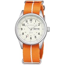 Mens Watches Nylon Slip-Thru Strap Unisex Military Watches with Date Display Luminous Analog Watch Tactical Field Waterproof Wristwatch