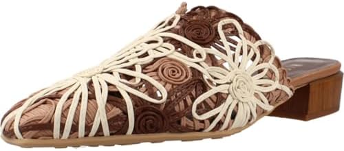 HISPANITAS - Sandalias,Zueco Elegante con tacón de Bloque,Ancho i...
