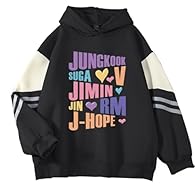 Material： Crafted from 100% polyester, this K-Pop hoodie offers a soft, comfortable, and durable fabric that ensures long-lasting wear. The material is lightweight, breathable, and perfect for all-day comfort, whether you're at a concert or relaxing ...