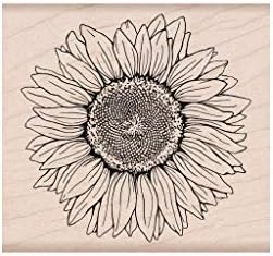 Hero Arts K6288 Wood Stamps, Hero Florals Sunflower