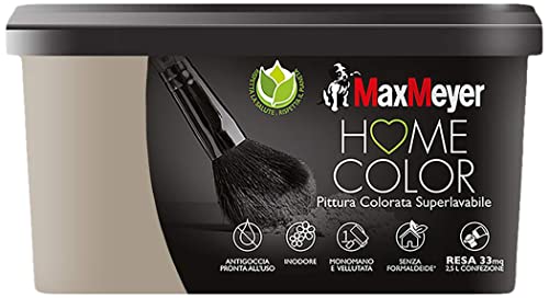 MAXMEYER 165313F500001 Pittura Colorata Superlavabile, Savana, 2.5 L